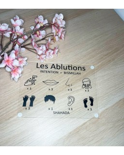 Plexiglas ablution