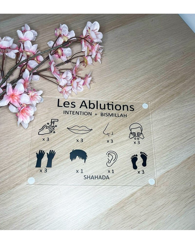 Plexiglas ablution