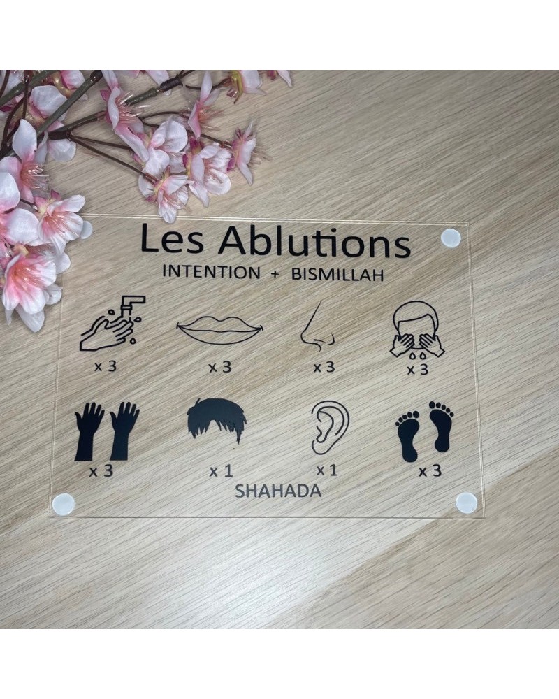 Plexiglass ablutions