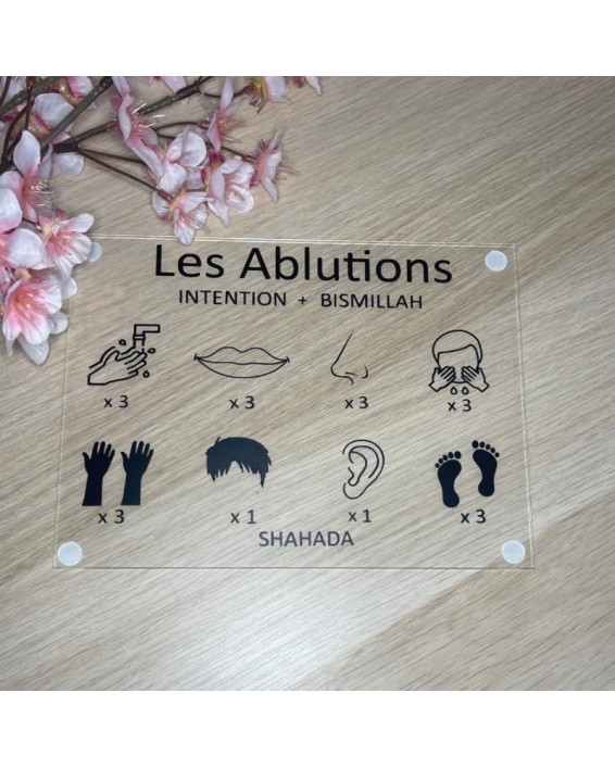 Plexiglass ablutions
