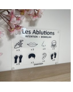 Plexiglass ablutions