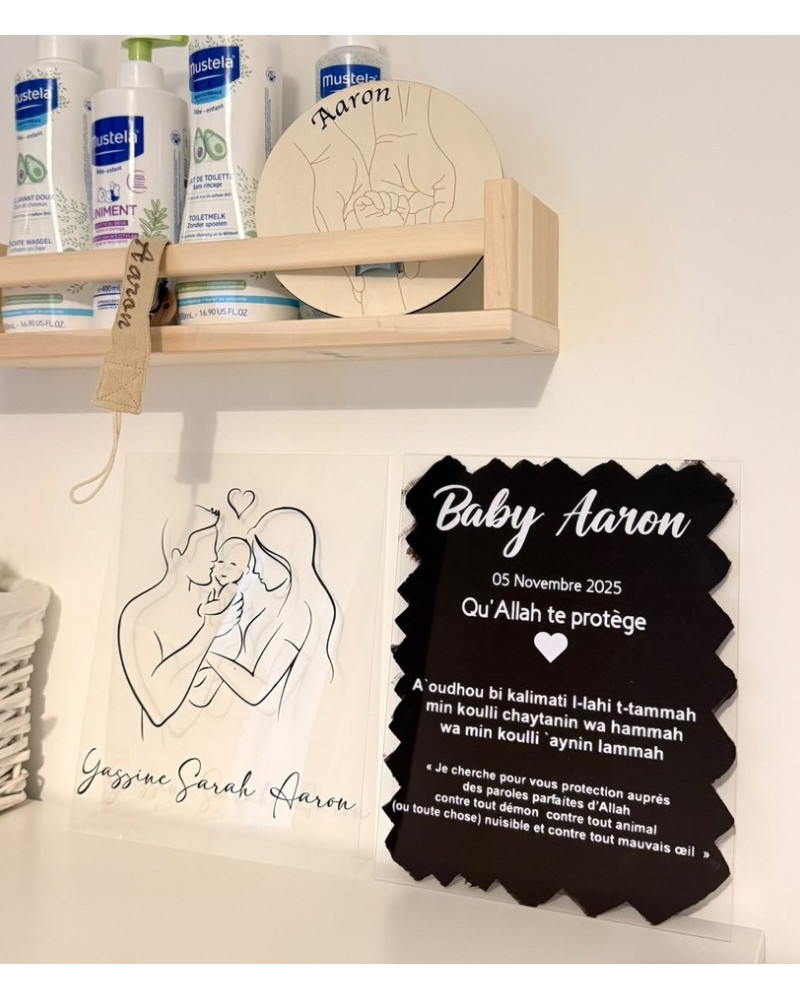 Plexi personnalisé enfants